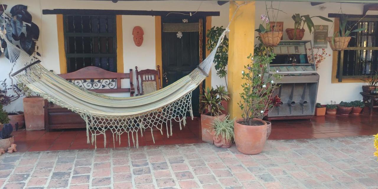 Hospederia Colonial De Villa De Leyva Bagian luar foto