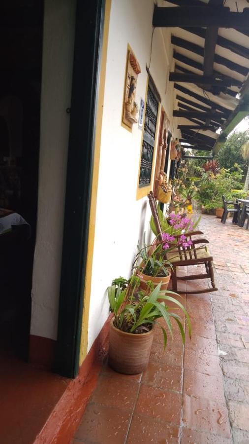 Hospederia Colonial De Villa De Leyva Bagian luar foto