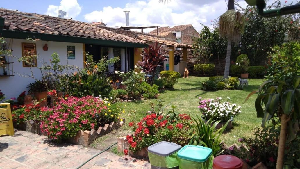 Hospederia Colonial De Villa De Leyva Bagian luar foto