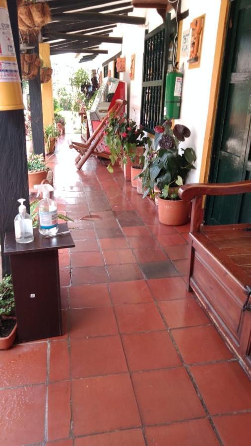 Hospederia Colonial De Villa De Leyva Bagian luar foto