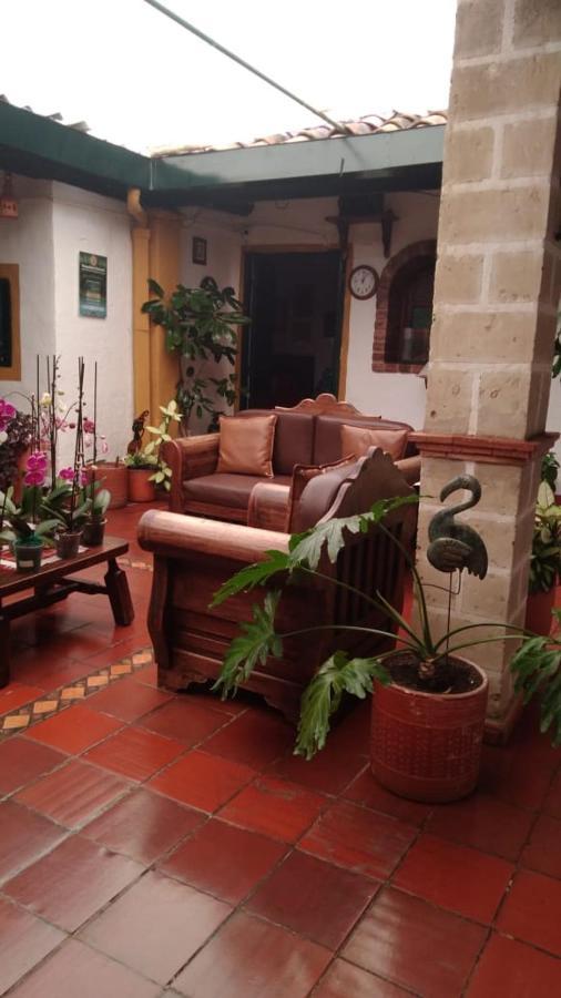 Hospederia Colonial De Villa De Leyva Bagian luar foto