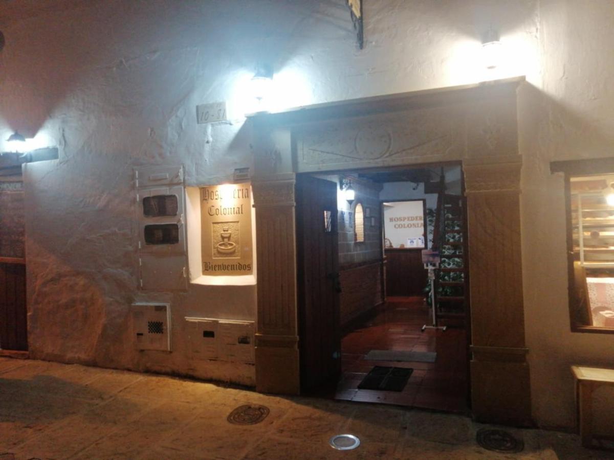 Hospederia Colonial De Villa De Leyva Bagian luar foto