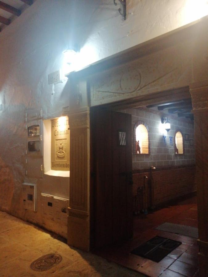 Hospederia Colonial De Villa De Leyva Bagian luar foto