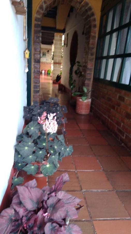 Hospederia Colonial De Villa De Leyva Bagian luar foto