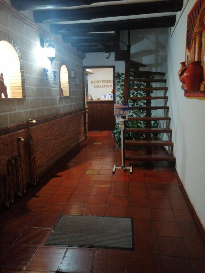 Hospederia Colonial De Villa De Leyva Bagian luar foto
