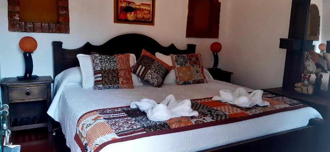 Hospederia Colonial De Villa De Leyva Bagian luar foto