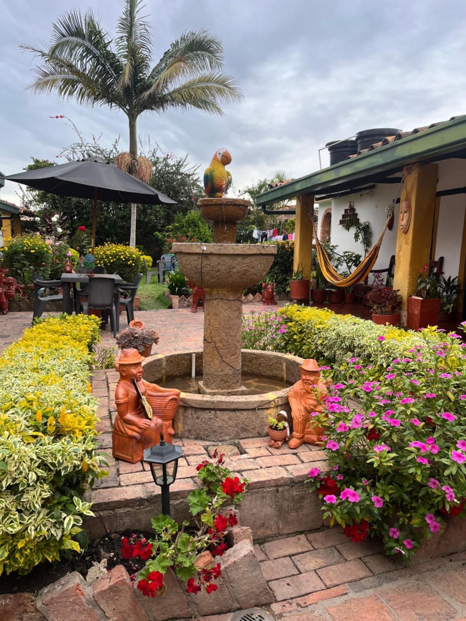 Hospederia Colonial De Villa De Leyva Bagian luar foto