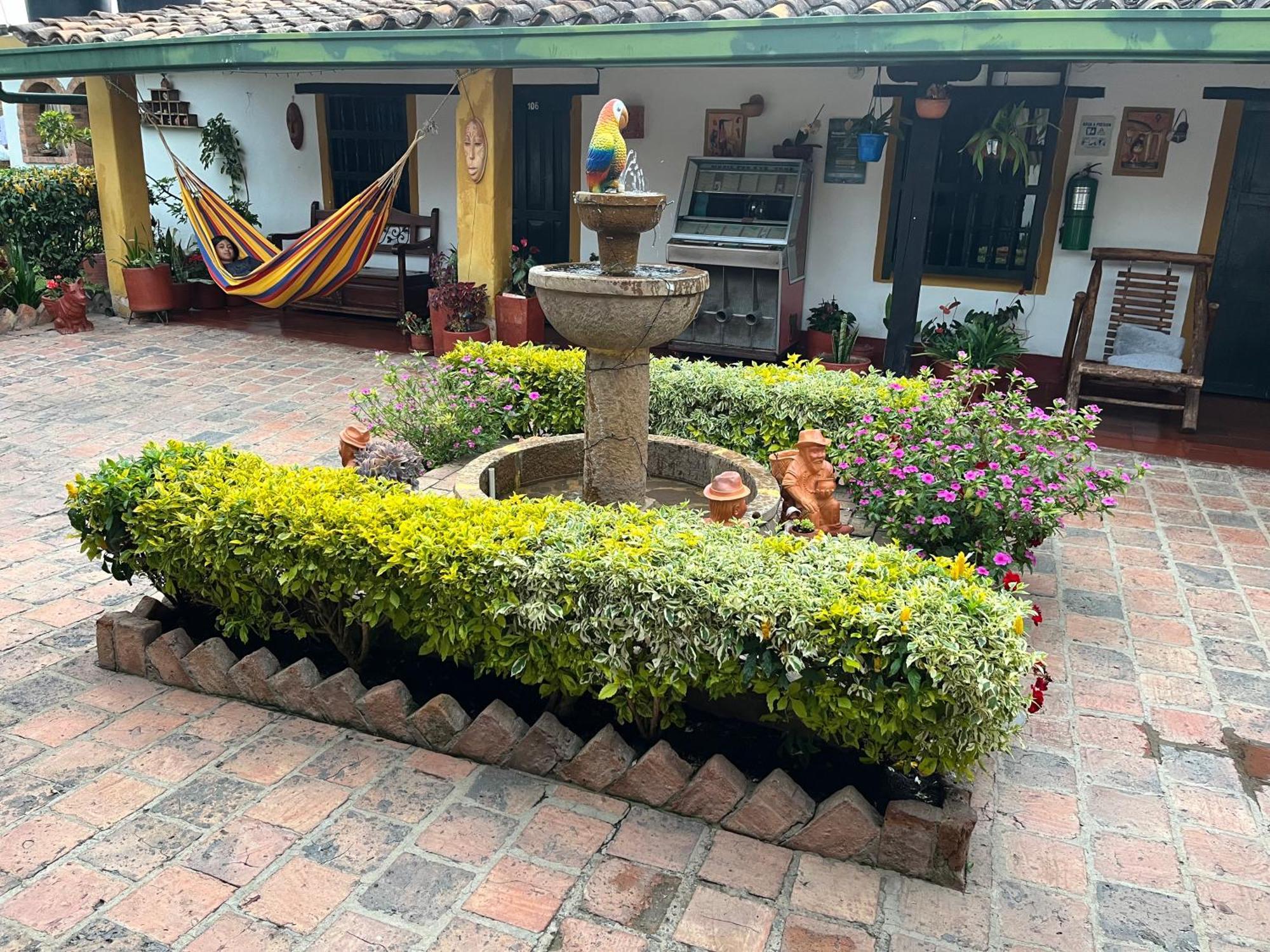 Hospederia Colonial De Villa De Leyva Bagian luar foto